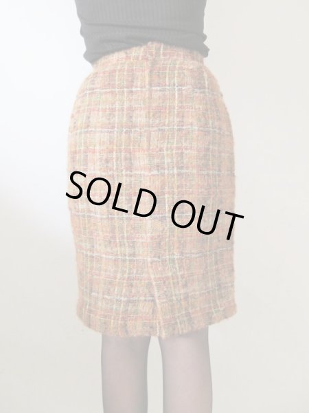 画像11: 【極上ツイード*】超美品*大人チェックのお仕立て品セットアップ (11)