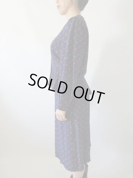 画像4: 【着回しさせたら最強*】超美品*お仕立て品水玉セットアップ (4)