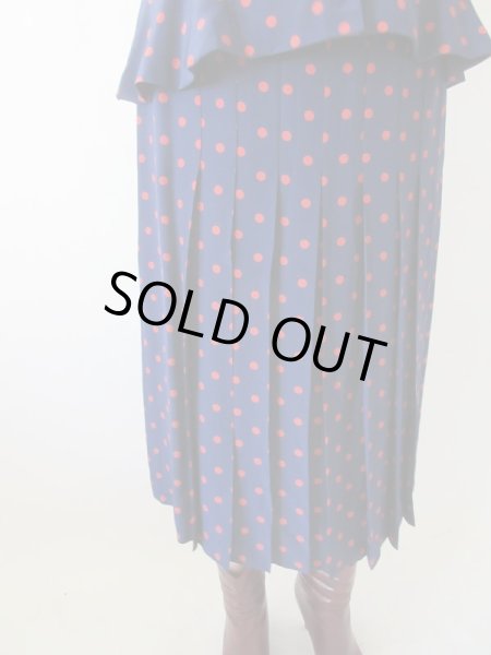 画像8: 【着回しさせたら最強*】超美品*お仕立て品水玉セットアップ (8)