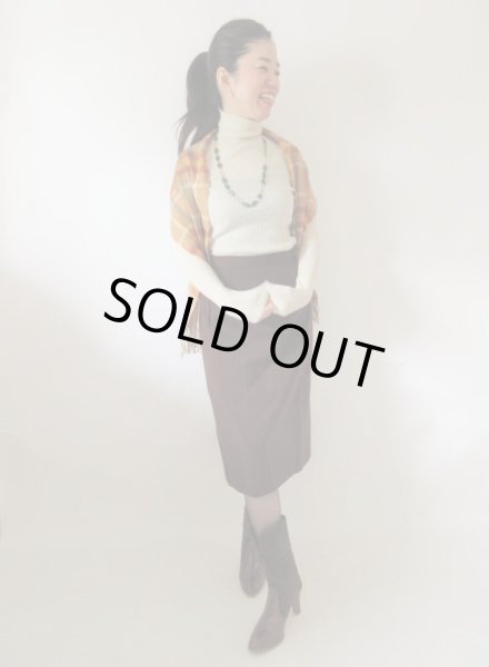 画像2: 【出番多くなること間違いなし*】ショコラ色のシンプルスカート (2)