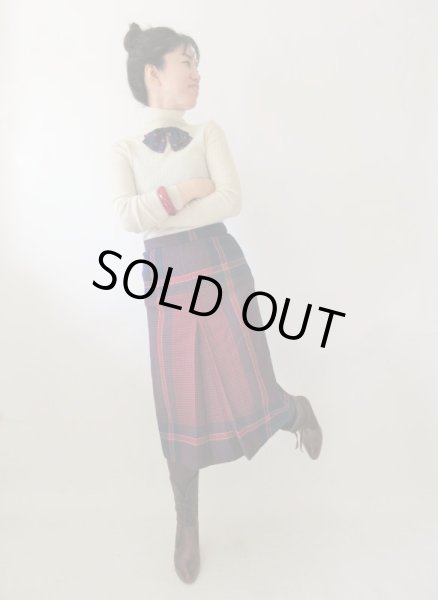 画像2: 【チェックの安定感*】クラシカルチェックスカート (2)