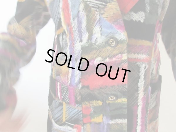 画像6: 【これ着て美術館とか行きたい*】アート配色の大人顔ジャケット (6)