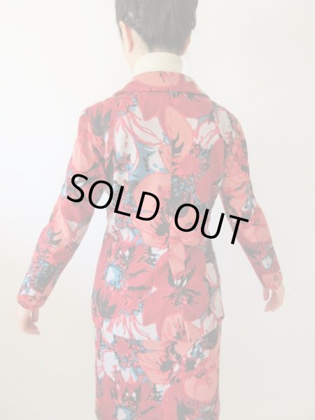 画像6: 【主役級のインパクト*】お仕立て品*サイケフラワーセットアップ (6)