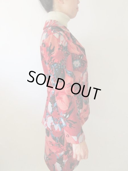 画像5: 【主役級のインパクト*】お仕立て品*サイケフラワーセットアップ (5)