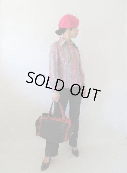 画像2: 【このインパクトに注目*】ロープとドットのストライプ柄シャツ (2)