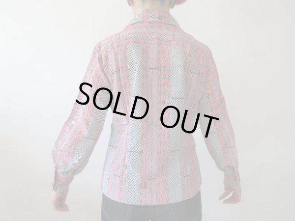 画像5: 【このインパクトに注目*】ロープとドットのストライプ柄シャツ (5)