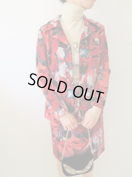 画像3: 【主役級のインパクト*】お仕立て品*サイケフラワーセットアップ (3)