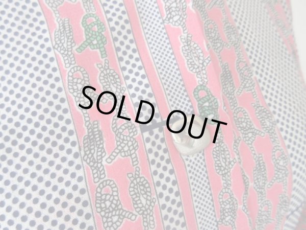 画像7: 【このインパクトに注目*】ロープとドットのストライプ柄シャツ (7)