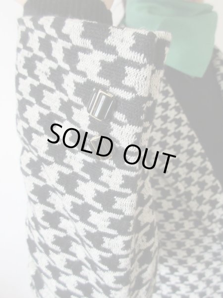 画像7: 【大人顔のバイカラー*】超美品！千鳥柄のセットアップ (7)