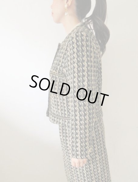 画像5: 【まるでハイブランド*】超美品!大人っぽ顔の豪華セットアップ (5)