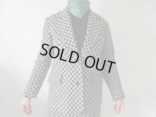 画像3: 【大人顔のバイカラー*】超美品！千鳥柄のセットアップ (3)