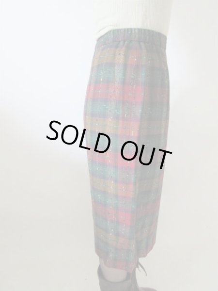 画像4: 【お行儀のよさが自慢*】超美品！チェック柄セットアップ (4)