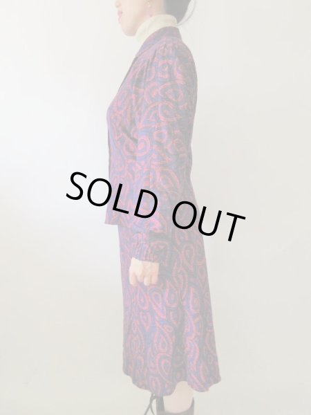 画像4: 【唯一無二*】サイケなペイズリー柄セットアップ (4)