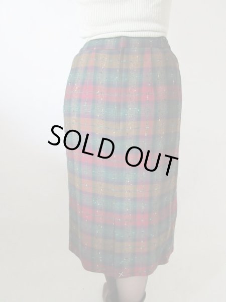 画像5: 【お行儀のよさが自慢*】超美品！チェック柄セットアップ (5)