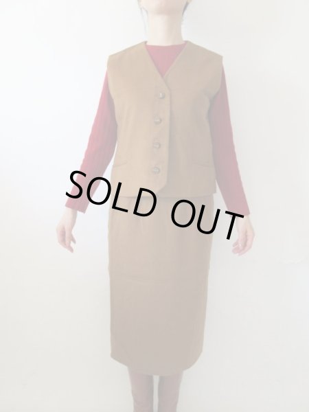 画像4: 【ニットもセットでお届け*】カシミヤの豪華セットアップコーデ (4)