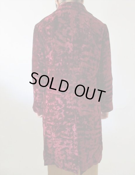 画像5: 【リッチな素材感に脱帽*】超美品*お仕立て品ベロア地コート (5)