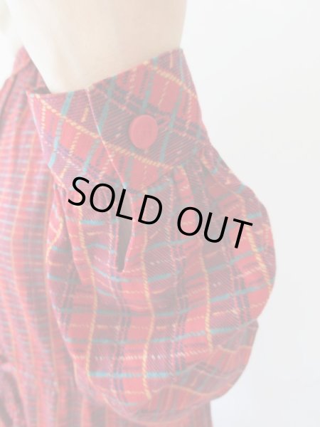 画像8: 【配色がオシャレ*】ショルダー切り替えのゆったりワンピース  (8)