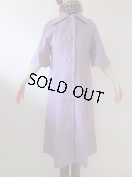 画像3: 【印象に残るパープル*】綺麗色コート (3)