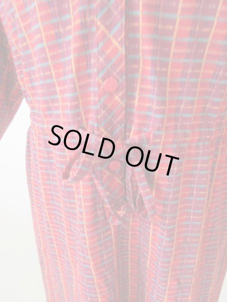 画像7: 【配色がオシャレ*】ショルダー切り替えのゆったりワンピース  (7)