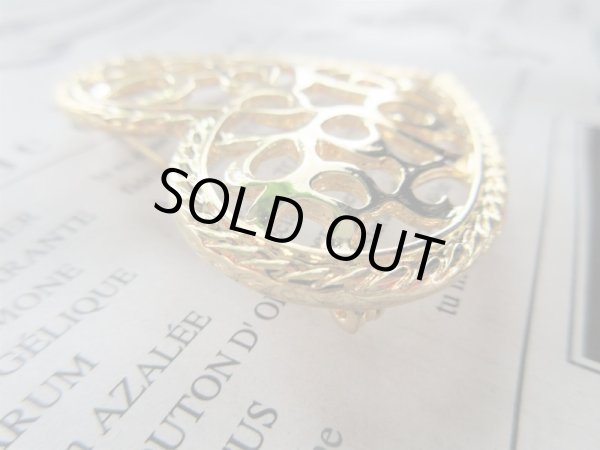 画像3: 【オトナ可愛く遊び心*】Dead stock*ハートブローチ (3)