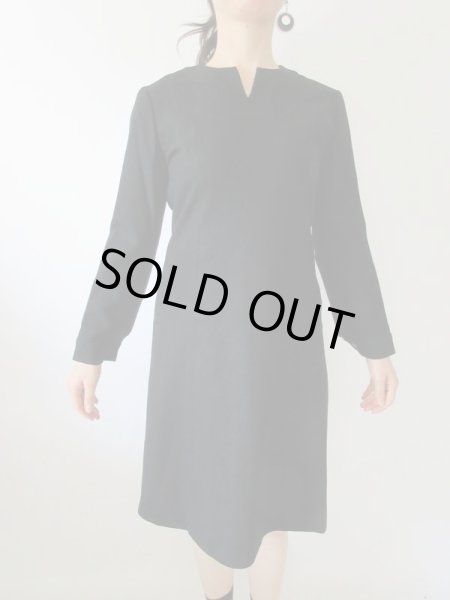 画像3: 【フォーマルシーンにもOK*】クラシカルなブラックワンピース  (3)