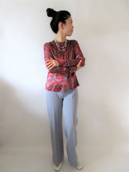 画像3: HANAEMORIのヴィンテージ*フリルデザインブラウス (3)