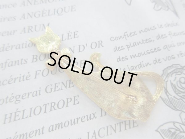 画像4: 【不動の人気モチーフ*】Dead stock*ネコちゃんブローチ (4)