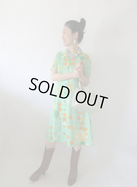 画像3: 【ネックレスと2点セット*】チャーミングフラワーワンピース (3)