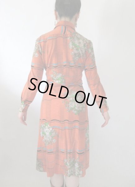 画像5: 【目立ってナンボ*】ボーダー&花柄のワンピース (5)