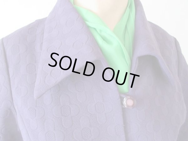 画像6: 【地模様がお花模様*】ワントーンフラワーワンピ (6)