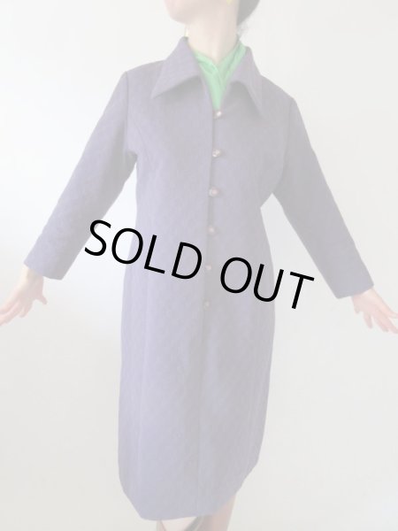 画像3: 【地模様がお花模様*】ワントーンフラワーワンピ (3)