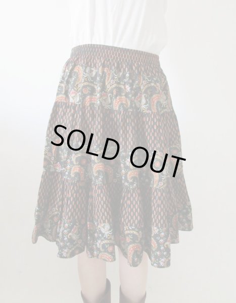 画像3: 【ドラマティックに履きこなす*】ウエストゴムのペイズリー柄スカート (3)