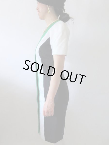 画像3: 【緑×紺×白の最強の組み合わせ*】USAvintageのワンピース (3)