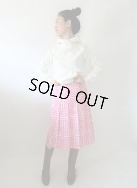 画像2: 【女子力アップにはピンク*】逆L柄スカート (2)