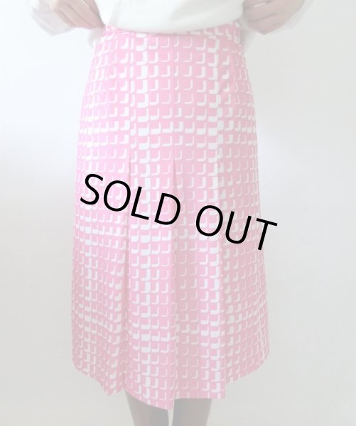 画像3: 【女子力アップにはピンク*】逆L柄スカート (3)