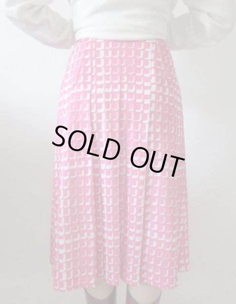 画像5: 【女子力アップにはピンク*】逆L柄スカート (5)