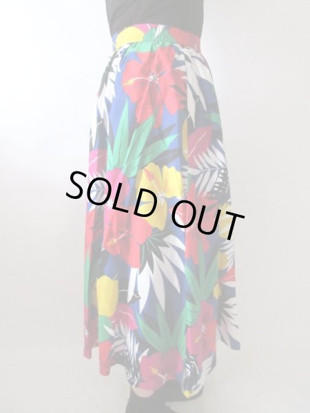 画像7: 【何と合わせようかワクワクします*】トロピカルフラワースカート (7)