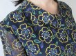 画像6: 【花柄ペイントがオシャレ*】刺繍みたいなお花柄ワンピース (6)