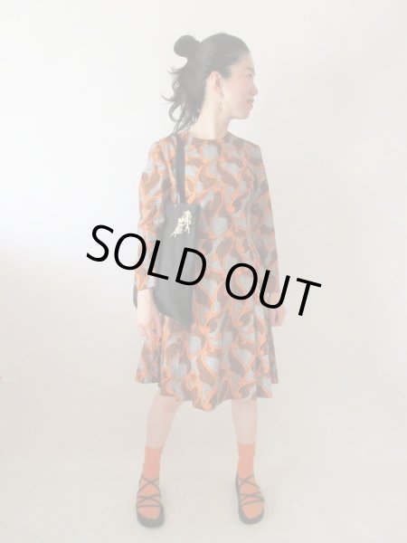 画像5: 【プリーツのデザインにも注目*】レトロデザインワンピ (5)