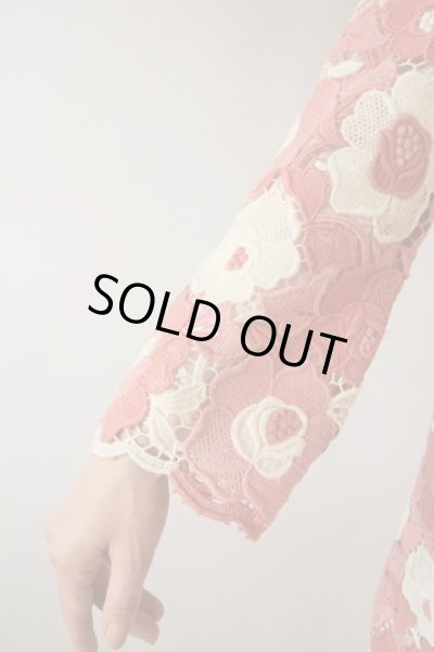 画像10: 【豪華1点モノはお呼ばれにも*】レースフラワーワンピース (10)