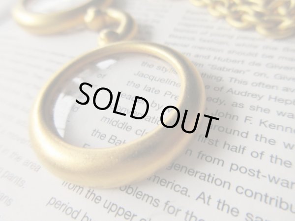 画像4: 【本物のレンズが入ってます*】メガネモチーフネックレス (4)