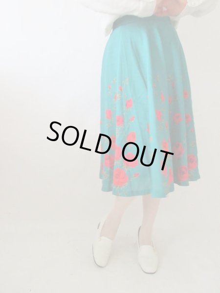 画像4: 【用尺たっぷりでエレガントに*】ドラマティックローズスカート (4)