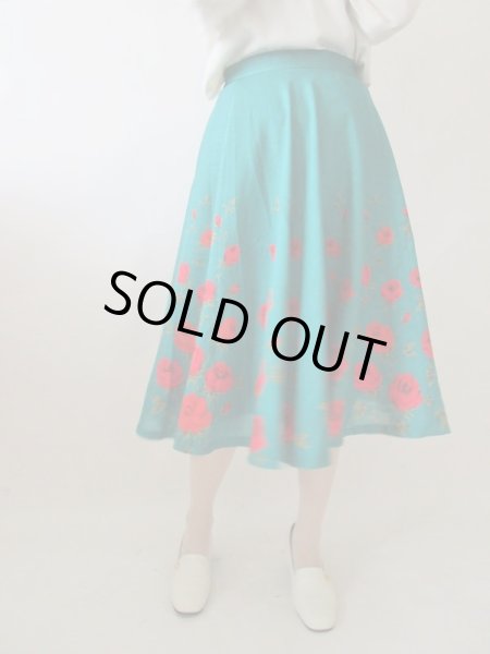 画像3: 【用尺たっぷりでエレガントに*】ドラマティックローズスカート (3)