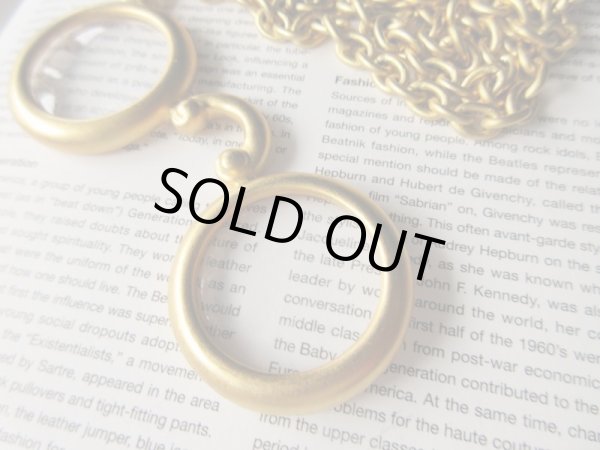 画像3: 【本物のレンズが入ってます*】メガネモチーフネックレス (3)