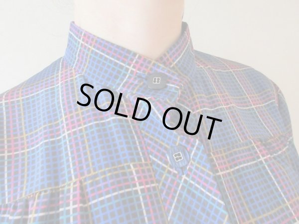 画像6: 【可愛い配色*】お仕立て品の1点モノ*レトロ格子柄ワンピ (6)