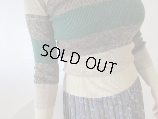 画像7: 【使える配色*】ボーダータートルニット (7)