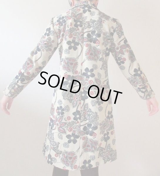 画像6: 【大人のトリコロール*】レトロフラワーワンピース (6)