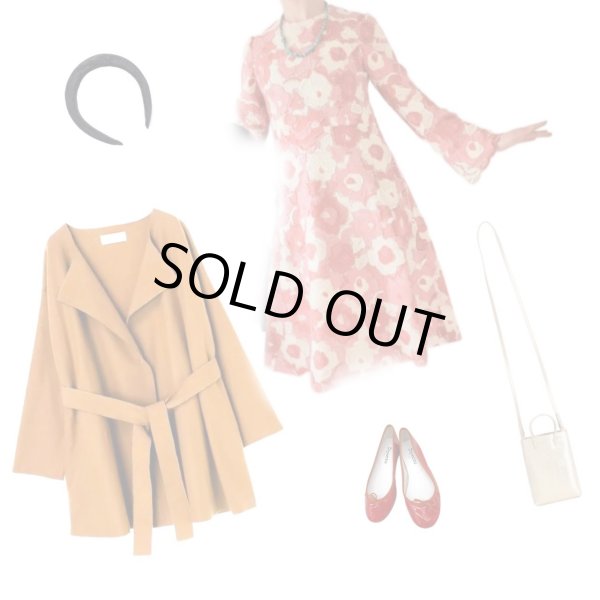 画像3: 【豪華1点モノはお呼ばれにも*】レースフラワーワンピース (3)