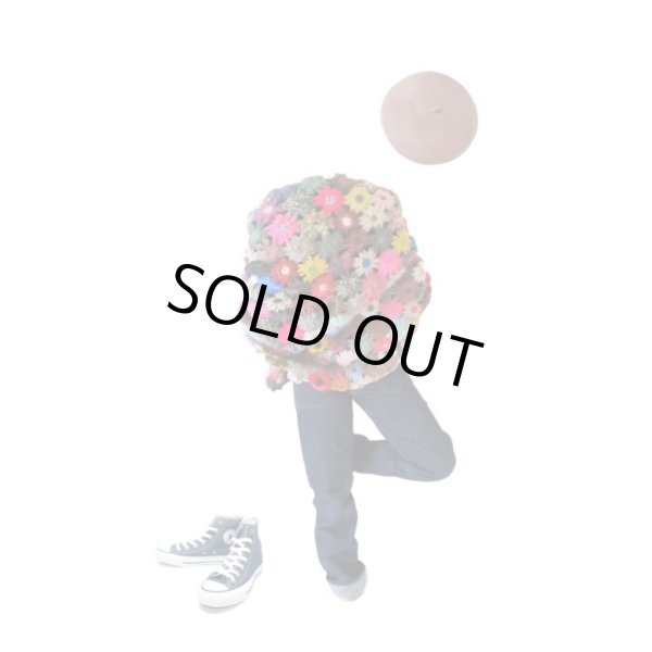 画像10: 【羽織るだけで一気に華やぐ*】お花モチーフのニットストール (10)