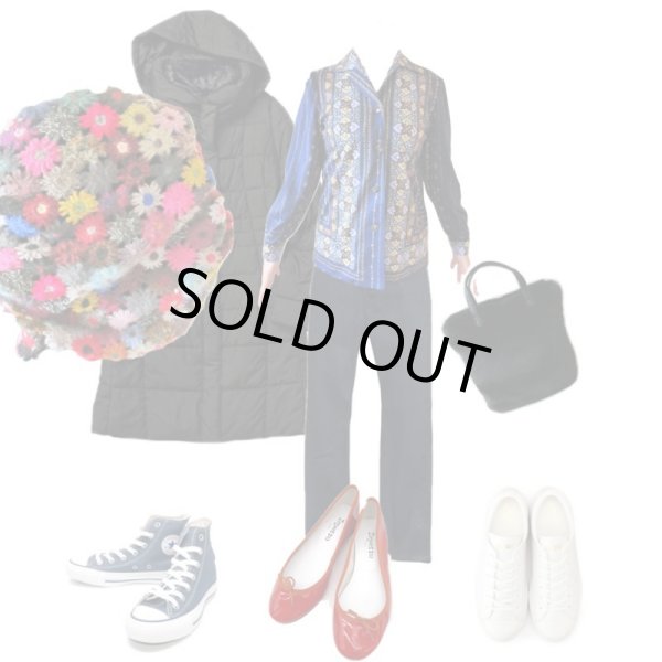 画像7: 【羽織るだけで一気に華やぐ*】お花モチーフのニットストール (7)